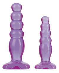 Crystal Jellies Anal Delight Trainer Kit - Purple - THE FETISH ACADEMY 