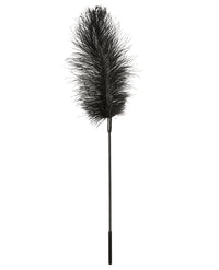 Sportsheets Body Tickler Ostrich Feather - Black - THE FETISH ACADEMY 