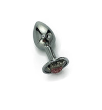 Owl Bedazzled Stainless Steel Bling Plug - Fetish Academy Exclusive - THE FETISH ACADEMY 