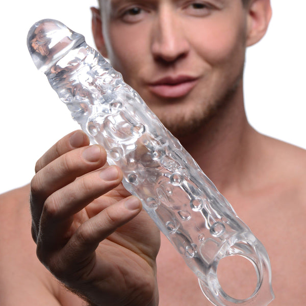 3 Inch Clear Extender Sleeve - THE FETISH ACADEMY 