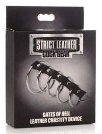 Gates of Hell Leather Chastity Device - TFA