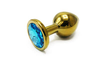 GOLDEN Stainless Steel Jeweled Butt Plug - TFA