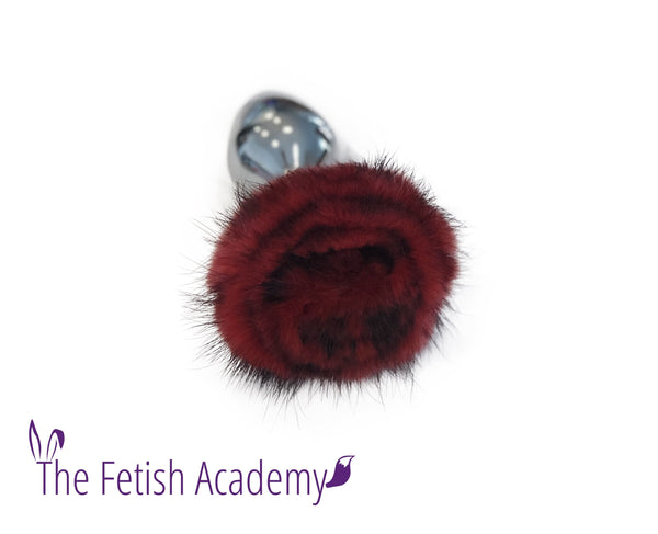 Rose Bunny Tail Butt Plug - THE FETISH ACADEMY 