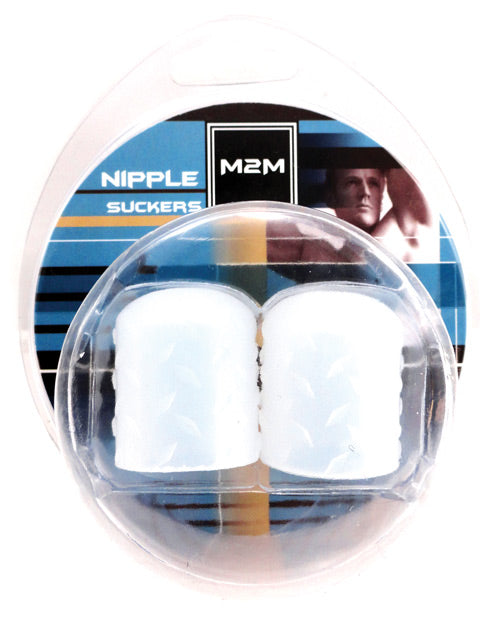 M2m Silicone Nipple Suckers Medium - Clear - THE FETISH ACADEMY 