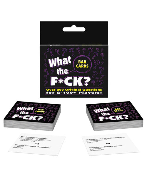 What The Fuck? Bar Cards - THE FETISH ACADEMY 