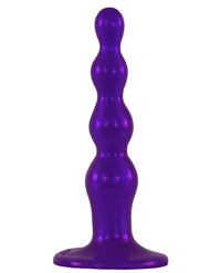 Tantus Ripple Silicone Plug - Small Purple - THE FETISH ACADEMY 