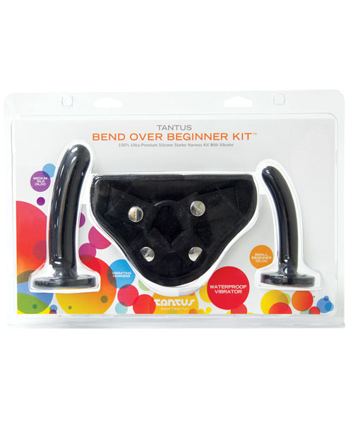 Tantus Bend Over Beginner Ppa W-harness - Black - THE FETISH ACADEMY 