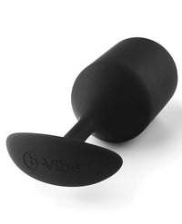 B-vibe Weighted Snug Plug 4 - .257 G Black - TFA