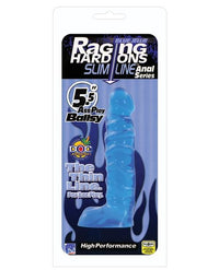 Raging Hard Ons Slimline 5.5" Ballsy - Blue Jelly - TFA