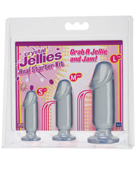 Crystal Jellies Anal Starter Kit - Clear - THE FETISH ACADEMY 