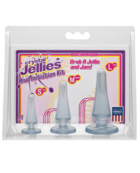 Crystal Jellies Anal Initiation Kit - Clear - THE FETISH ACADEMY 