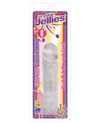 Crystal Jellies 8" Classic Dildo - Clear - TFA
