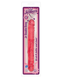 Crystal Jellies 12" Jr. Double Dong - Pink - THE FETISH ACADEMY 