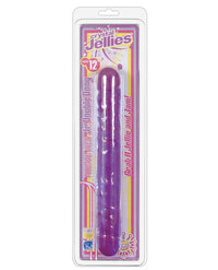 Crystal Jellies 12" Jr. Double Dong - Purple - THE FETISH ACADEMY 