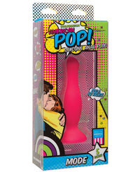 American Pop Mode 5" Silicone Anal Plug - Pink - THE FETISH ACADEMY 