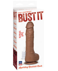 Bust It Squirting Realistic Cock W-1 Oz Nut Butter - Brown - THE FETISH ACADEMY 