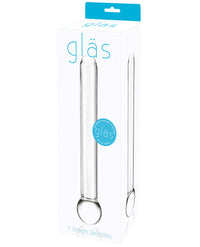 Glas 7" Straight Glass Dildo - Clear - THE FETISH ACADEMY 