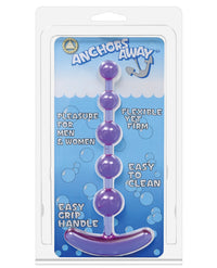 Anchor's Away Beaded Anal Plug - Lavender - THE FETISH ACADEMY 