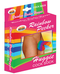 Rainbow Pecker Huggie Sock - THE FETISH ACADEMY 