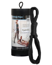 Kinklab 25" Bondage Rope - Black - THE FETISH ACADEMY 