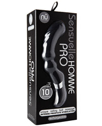 Sensuelle Homme Rechargeable Prostate Massager - Black - THE FETISH ACADEMY 