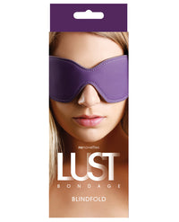 Lust Bondage Blindfold - Purple - THE FETISH ACADEMY 