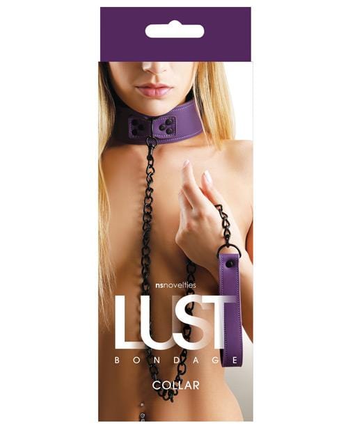 Lust Bondage Collar - Purple - TFA