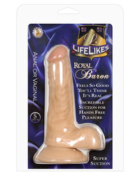 Lifelikes Royal Baron 5" Dong  W-suction Cup - THE FETISH ACADEMY 
