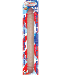 Real Skin All American Whoppers 18" Double Dong - Flesh - THE FETISH ACADEMY 