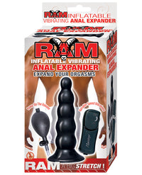 Ram Inflatable Vibrating Anal Expander - Black - THE FETISH ACADEMY 
