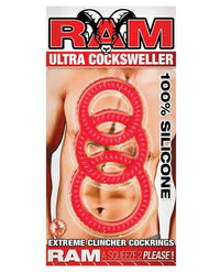 Ram Ultra Cocksweller - Red - THE FETISH ACADEMY 