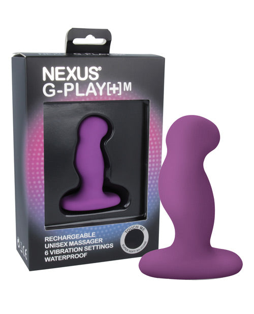 Nexus G Play Plus Rechargeable Medium - Purple - THE FETISH ACADEMY 