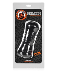 Oxballs Jerk Masturbator - Black - THE FETISH ACADEMY 