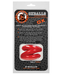 Oxballs Z-balls Ball Stretcher - Red - THE FETISH ACADEMY 