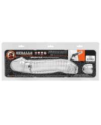Oxballs Muscle Cock Sheath - Clear - THE FETISH ACADEMY 