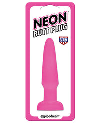 Neon Luv Touch Butt Plug - Pink - THE FETISH ACADEMY 