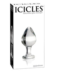 Icicles No. 25 Hand Blown Glass - Clear - THE FETISH ACADEMY 