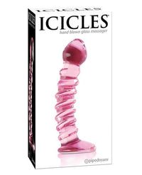 Icicles No. 28 Hand Blown Glass - Clear W-ridges - TFA