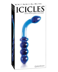 Icicles  No. 31 Hand Blown Glass - Blue G Spot - TFA