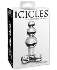 Icicles No. 47 Hand Blown Glass Butt Plug - Clear - TFA