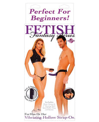 Fetish Fantasy Series For Him Or Her Vibrating Hollow Strap-on - Purple - THE FETISH ACADEMY 
