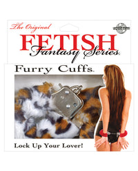 Fetish Fantasy Series Furry Cuffs - Leopard - THE FETISH ACADEMY 
