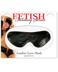 Fetish Fantasy Series Love Mask Leather Blindfold - THE FETISH ACADEMY 