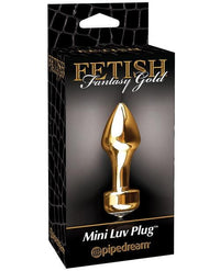 Fetish Fantasy Gold Mini Luv Plug - Gold - TFA