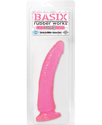 Basix Rubber Works 7" Slim Dong - Pink - THE FETISH ACADEMY 