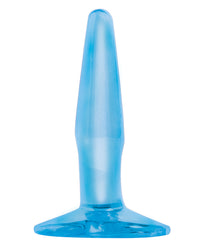 Basix Rubber Works Mini Butt Plug - Blue - THE FETISH ACADEMY 