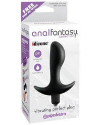 Anal Fantasy Collection Vibrating Perfect Plug - Black - TFA