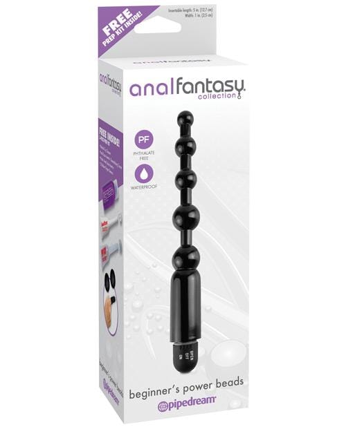 Anal Fantasy Collection Beginners Power Beads - Black - TFA