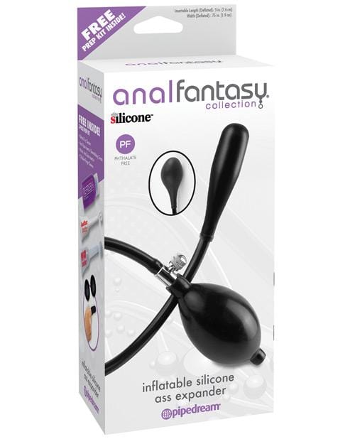 Anal Fantasy Collection Inflatable Silicone Ass Expander - Black - TFA