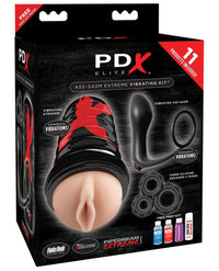Pipedream Extreme Elite Ass Gasm Vibrating Kit - THE FETISH ACADEMY 